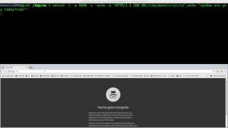 Netcat Webserver Tutorial 1