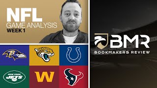 NFL Week 1 Picks by Kyle Purviance | Ravens vs. Jets, Jaguars vs. Commanders, Colts vs. Texans