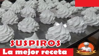 COMO REALIZAR SUSPIROS /LA MEJOR RECETA