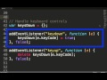 Javascript: Keydown