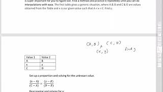 Thermo Ch 3 part 3 Interpolation