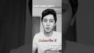Kabhi Kabhi Aditi | Acoustic Guitar Cover Song | Jaane Tu Ya Jaane Na | Rajneesh | #Shorts