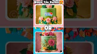 🌞 Would You Rather: Good Morning HD Cake Edition 🎂 – Start Your Day with Sweet Choices!