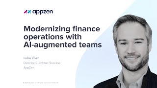 Modernizing finance operations with AI-augmented teams