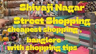 Shivajinagar Banglore shopping | Commercial Street | cheapest street shopping banglore #shivajinagar