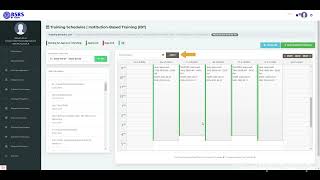 BSRS version 2.0 Scenario 07 - How to start a training schedule