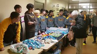 Aden Chavez Cibola Football Community Service