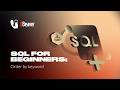 Learn SQL: ORDER BY keyword