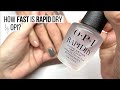 How FAST is RAPID DRY by OPI?  [DEMO, REVIEW, WEAR TEST]