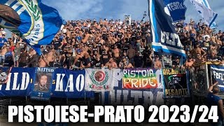 Pistoiese-Prato, Serie C [03/09/2023] Arrivo in treno e tifo Ultras Prato  nel derby