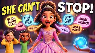 She Wouldn’t Stop Talking… Then THIS Happened 😱 | Kids Story in English