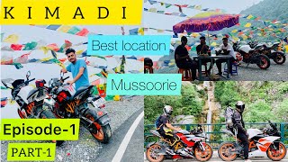 Mussoorie |Night Camping⛺️ Episode -1 (PART-1) |KIMADI |OLD MUSSOORIE ROAD |KTM RC200 |BIOTECH RIDER