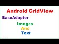 Android GridView Ep.03 : Adapter and CardView with Images Text