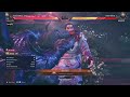 tekken8 closed network test kazuya 96 damage rage art combo