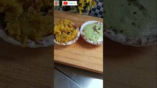 2types of dosa chutney (1)Aloo chutney (2)green chutney #food #shorts #tasty #chutney #shorts