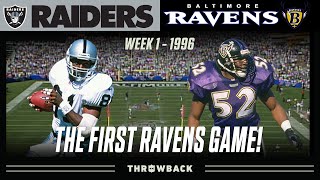 The FIRST Ever Ravens Game! (Raiders vs. Ravens 1996, Week 1)
