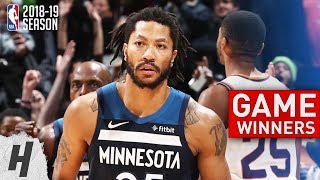 NBA GAME-WINNERS Compilation | 2018-19 NBA Season - Part 2