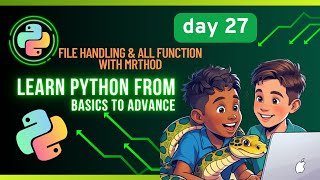 File Handling in Python A to Z 🔥 | Read, Write, Append, Operators & Examples | Python Tutorial 2025