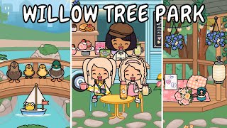 Willow Tree Park Home Designer 🌳🌸 Toca Life World 😍 TOCA GIRLZ