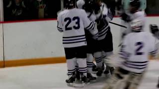 Chase Sherman OT Game Winner Red Wing Hockey vs. Northfield 2/16/2017