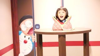 不思議がいっぱい😆ドラえもんスカイパークで遊んだよ❤️【ココロマン普段の様子】