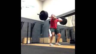 240lb power clean?