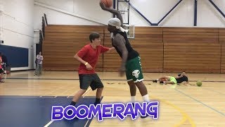 And1 Player "Hot Sauce" Boomerang Move in Slow Motion by Bone Collector