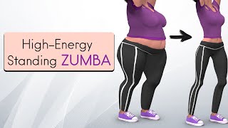 High-Energy Standing Zumba | Dance Workout for Weight Loss!