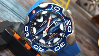 Citizen BN0238-02L Promaster Dive Orca Ocean Dial Stainless