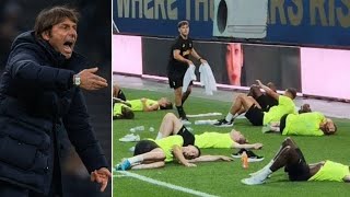 Tottenham players SUFFER during Conte's pre-season training