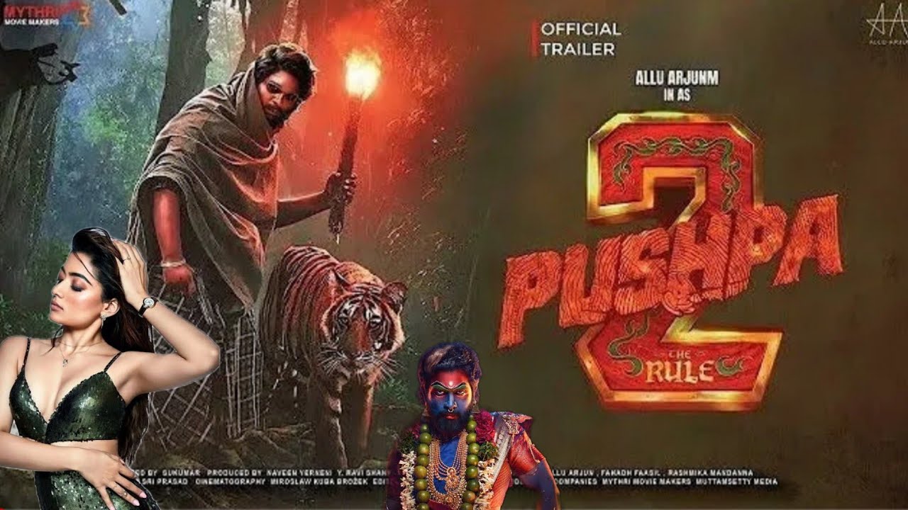 Pushpa 2: The Rule - HINDI Trailer | Allu Arjun | Ranveer Singh ...