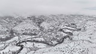 Giresun | Çamoluk | usluca köyü | Ocak- 2024  | Drone çekimi