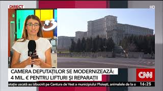 Camera Deputaților se modernizează: Patru milioane de euro pentru lifturi și reparații