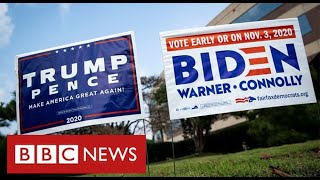 Trump and Biden in final scramble for votes before election day - BBC News