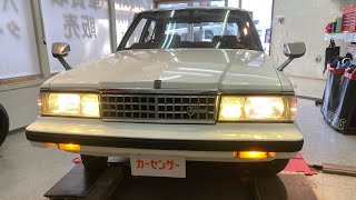 在庫車紹介！　マークⅡ GX61  フェンダーミラーがそそります！昭和59年　走行2.3万キロ　極上車っスね