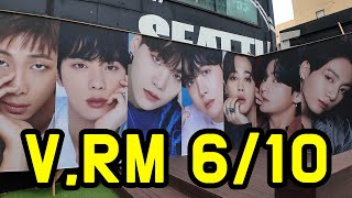 [D-1] V & Jimin’s Discharge Banners Take Over HYBE & Yongsan Station!