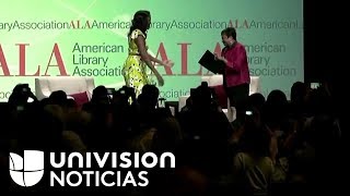 Michelle Obama da una charla en la Conferencia Anual de la Asociación Americana de Bibliotecas 2018