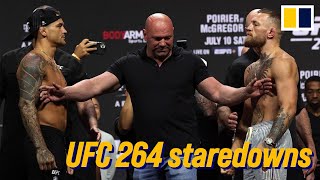 UFC 264: Poirier vs McGregor 3 face-offs | SCMP MMA