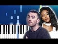 Sam Smith, Normani - Dancing With A Stranger (Piano Tutorial