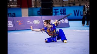 Women's Nandao 女子南刀 第5名 浙江队 赵文文 9.62分 zhe jiang zhao wen wen 2017年全国武术套路锦标赛