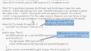Java Tutorial 24.33: Generic types and Wildcard types