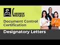 Consepsys Document Control Certification – Designatory Letters (post-nominals)