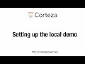 How to set up the local demo of Corteza