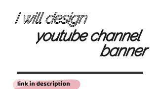 👉I will design you a youtube banner 💯🥰🔏  #shorts