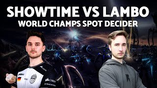 SHOWTIME vs LAMBO WORLD CHAMPS TIEBREAKER! | ESL EU (Bo3 PvZ) - StarCraft 2