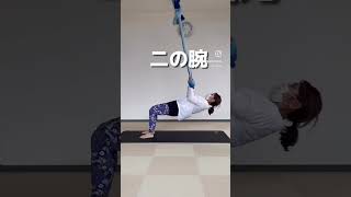 ハンモックで筋トレ #aerialyoga #エアリアルヨガ #筋トレ女子 #ピラティス #筋トレ #ハンモックコアトレ #空中ヨガ