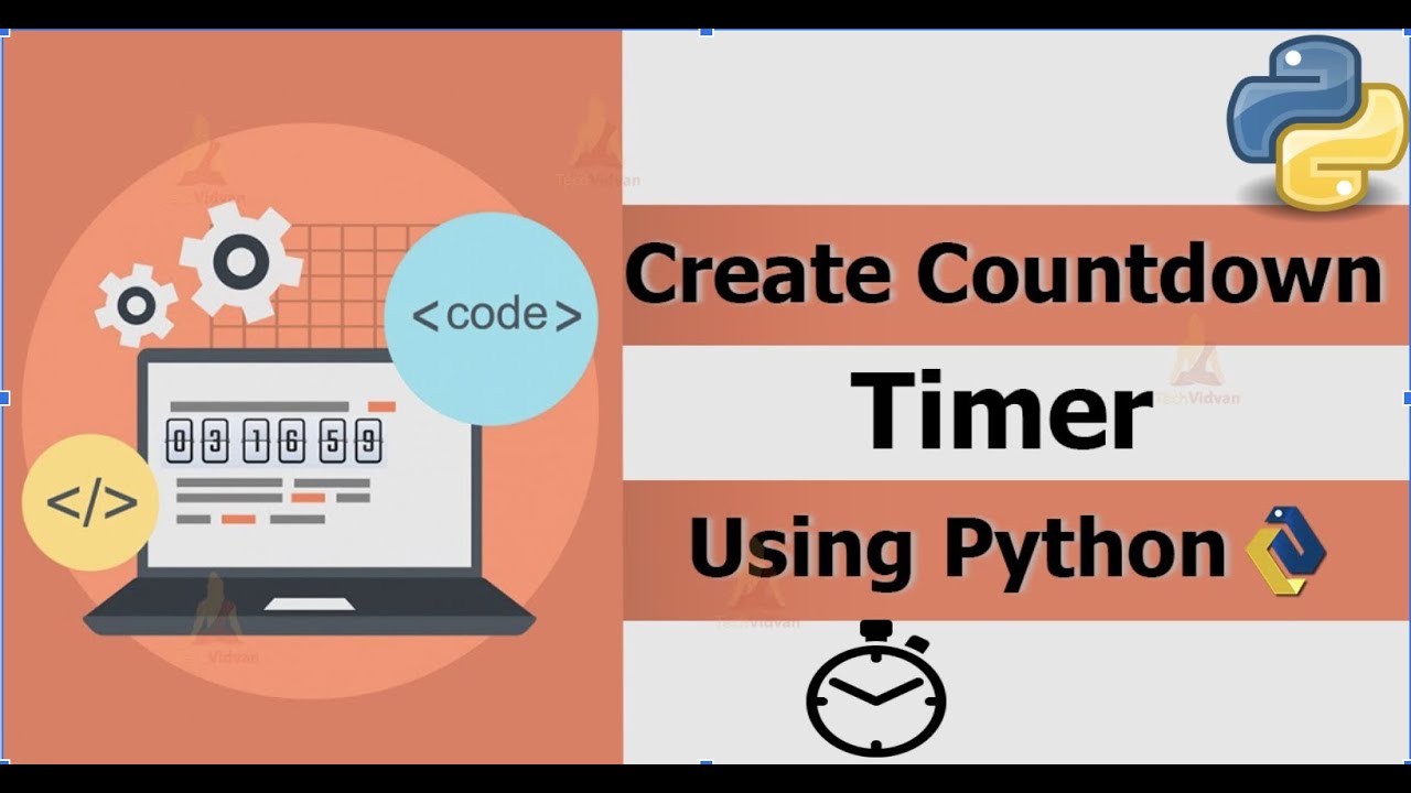 StopWatch / Timer Using Python - Simple Tutorial - YouTube