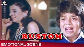 Master Bittoo,Tanuja Emotional Scene From Rustom रुस्तम 1982,Hindi Drama Movie