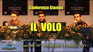 Sanremo 2019 - IL VOLO Conferenza Stampa