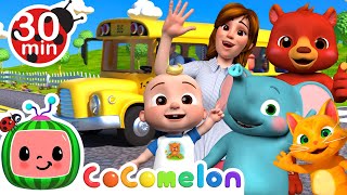 Wheels on the Bus | CoComelon Furry Friends | Animals for Kids
